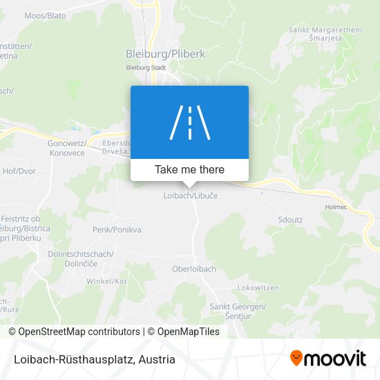 Loibach-Rüsthausplatz map