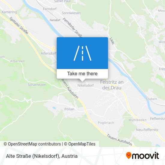 Alte Straße (Nikelsdorf) map