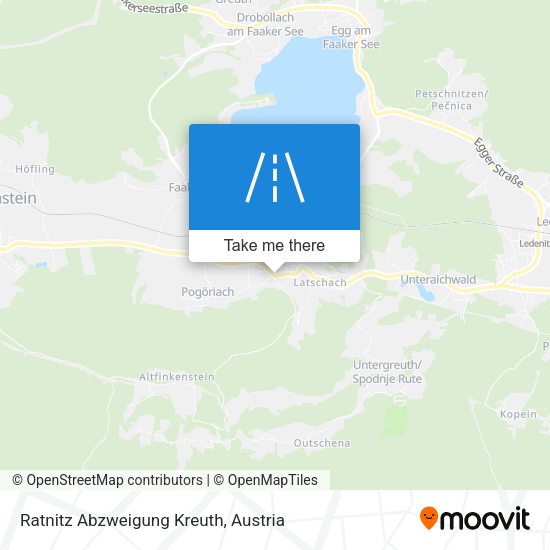 Ratnitz Abzweigung Kreuth map