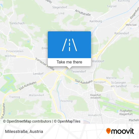 Milesstraße map