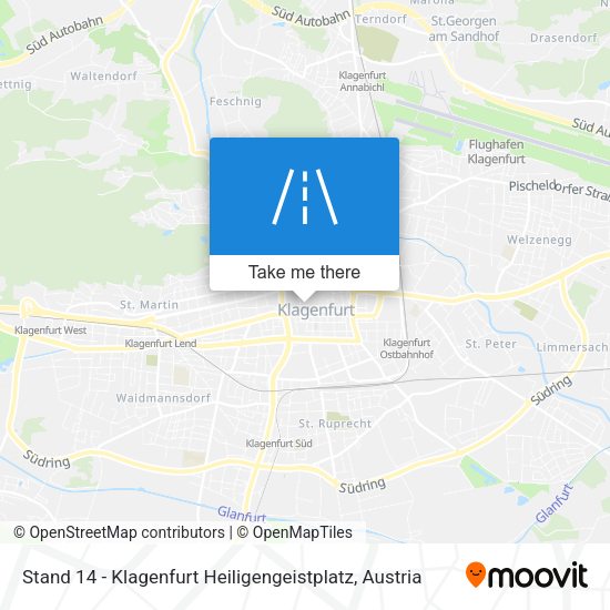 Stand 14 - Klagenfurt Heiligengeistplatz map