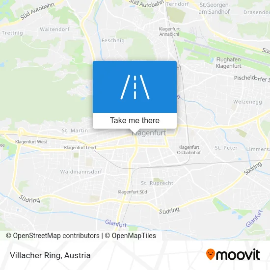 Villacher Ring map