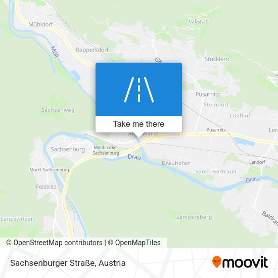 Sachsenburger Straße map