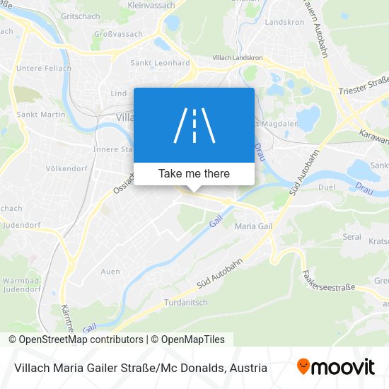 Villach Maria Gailer Straße / Mc Donalds map