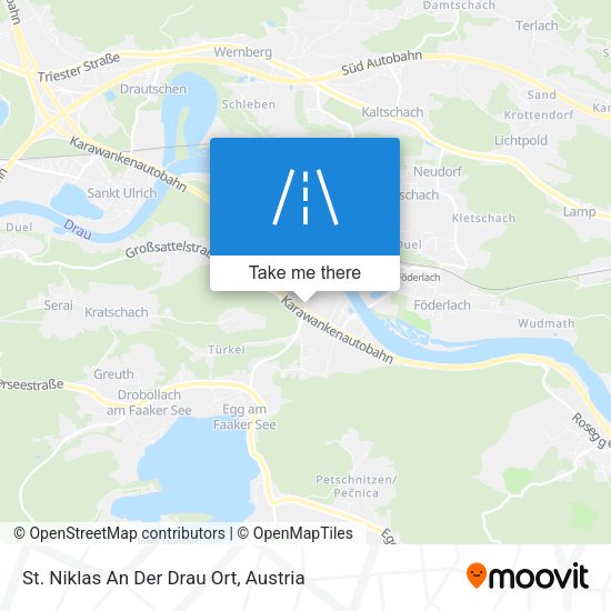 St. Niklas An Der Drau Ort map