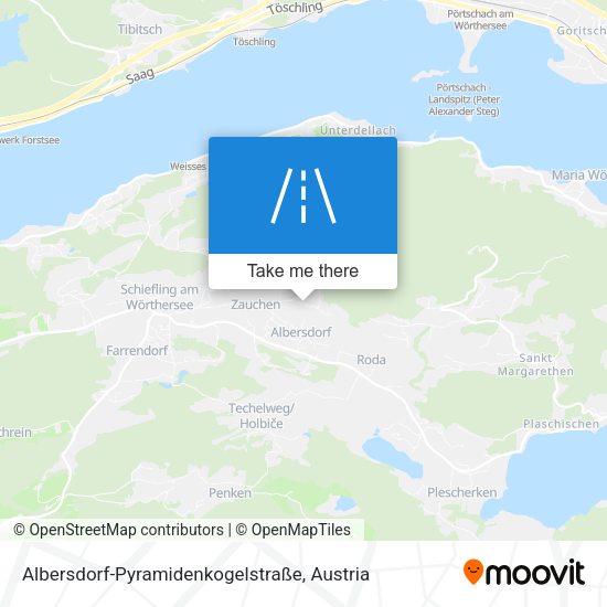 Albersdorf-Pyramidenkogelstraße map