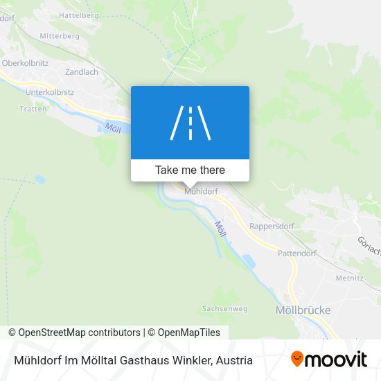Mühldorf Im Mölltal Gasthaus Winkler map