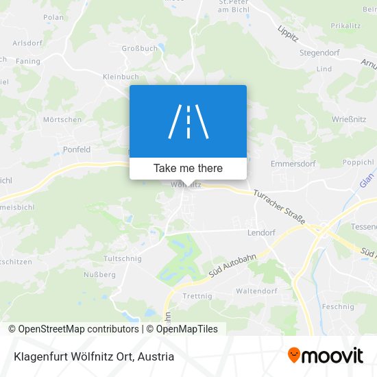 Klagenfurt Wölfnitz Ort map