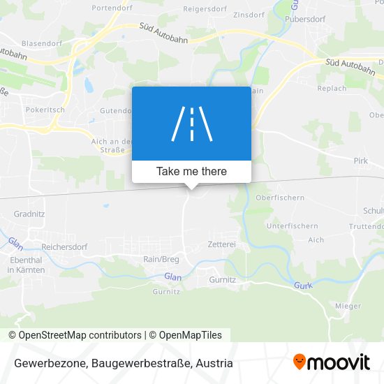 Gewerbezone, Baugewerbestraße map
