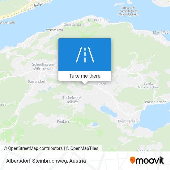 Albersdorf-Steinbruchweg map