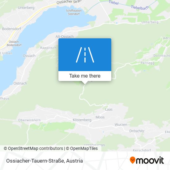 Ossiacher-Tauern-Straße map