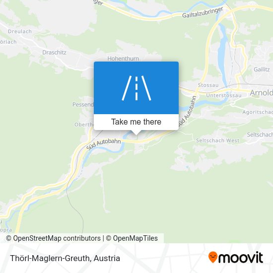 Thörl-Maglern-Greuth map