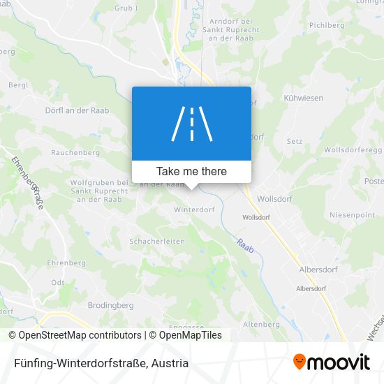 Fünfing-Winterdorfstraße map