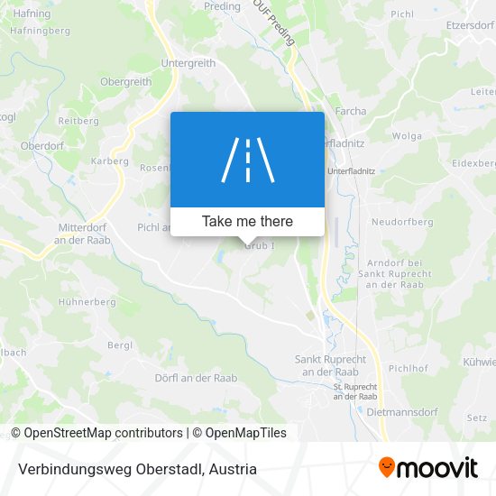 Verbindungsweg Oberstadl map