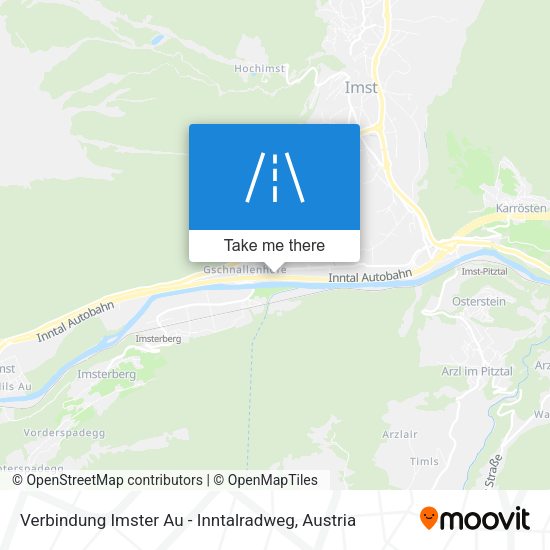 Verbindung Imster Au - Inntalradweg map