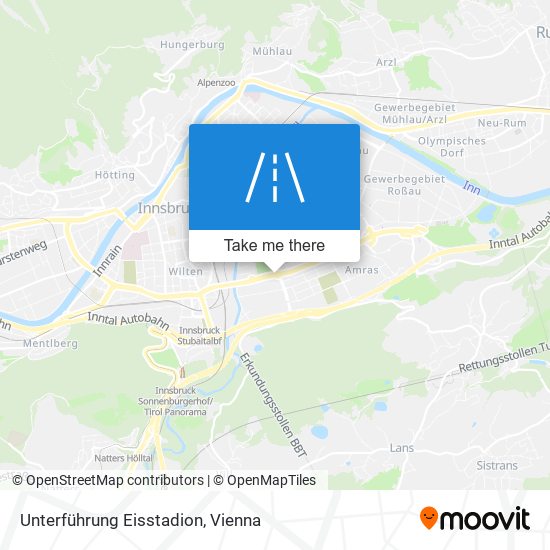 Unterführung Eisstadion map