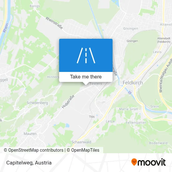 Capitelweg map