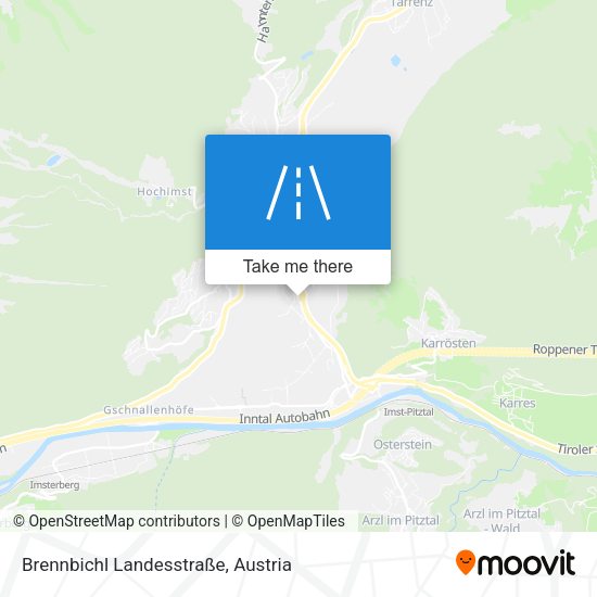 Brennbichl Landesstraße map