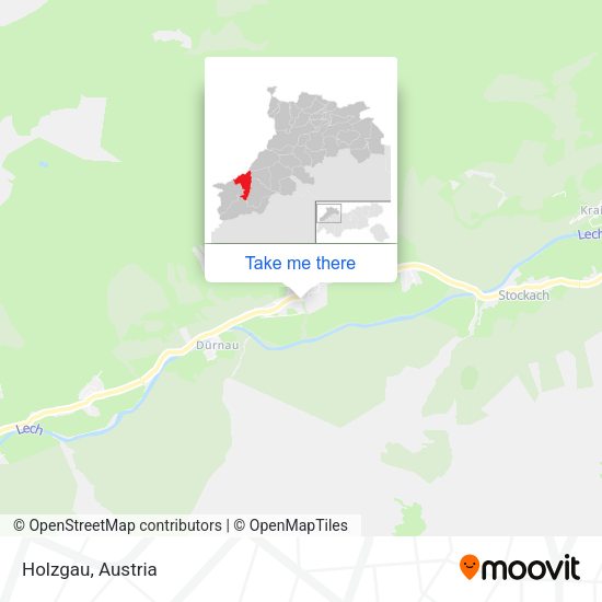 Holzgau map