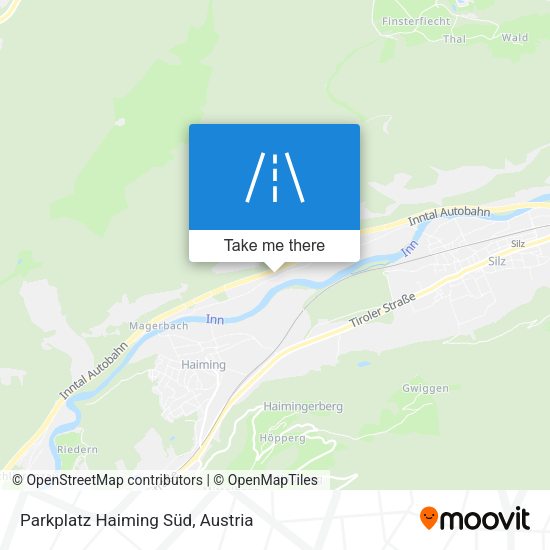 Parkplatz Haiming Süd map
