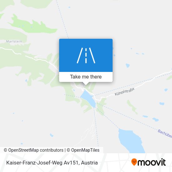 Kaiser-Franz-Josef-Weg Av151 map
