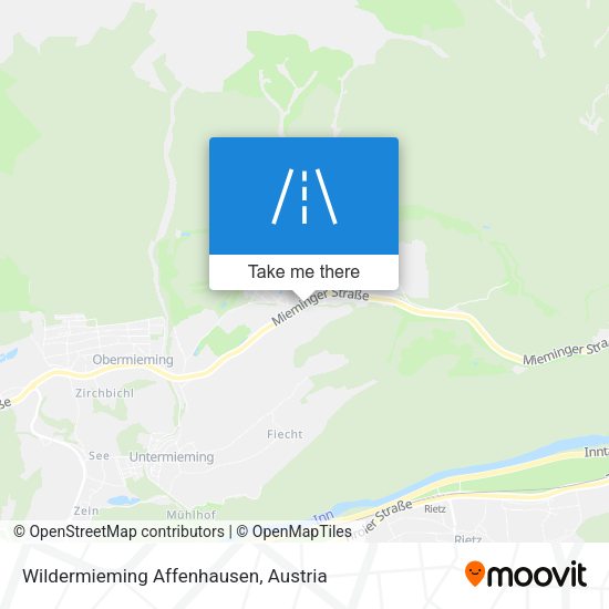 Wildermieming Affenhausen map
