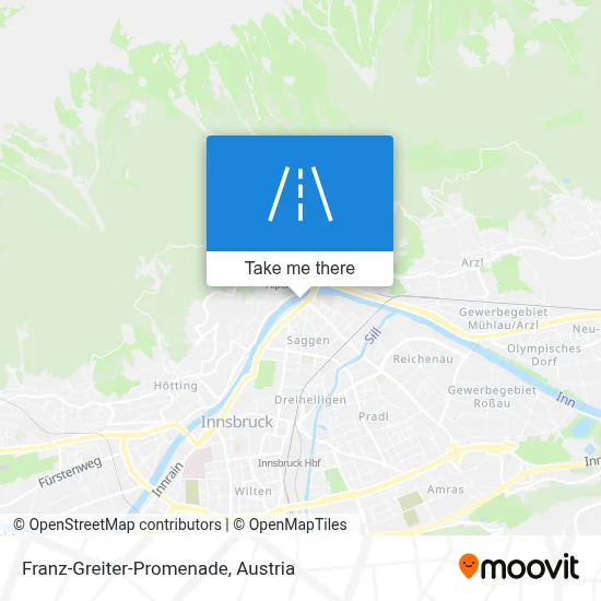 Franz-Greiter-Promenade map