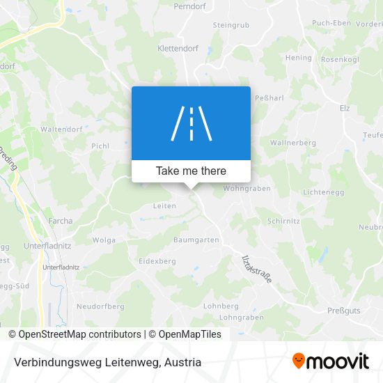 Verbindungsweg Leitenweg map