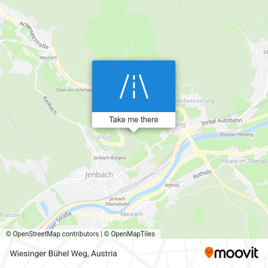Wiesinger Bühel Weg map