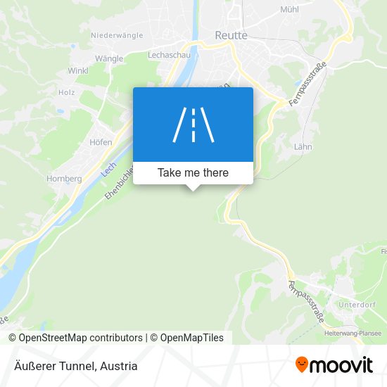Äußerer Tunnel map