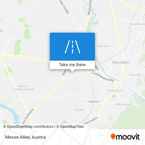 Messe-Allee map