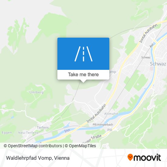 Waldlehrpfad Vomp map