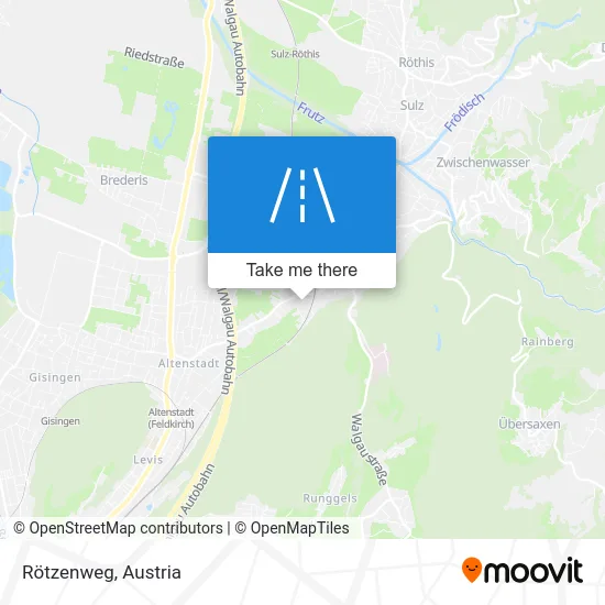Rötzenweg map
