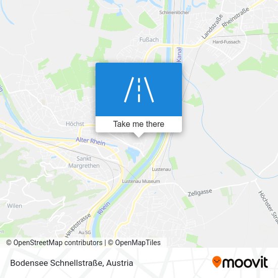 Bodensee Schnellstraße map