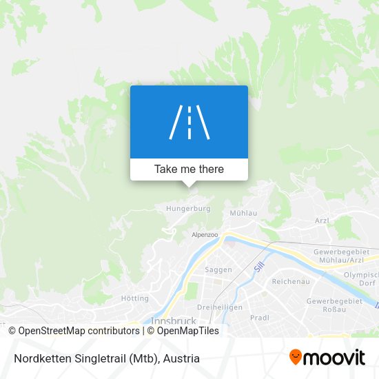 Nordketten Singletrail (Mtb) map