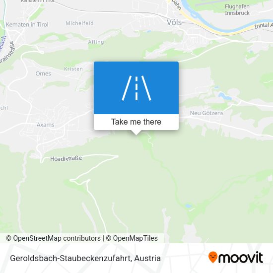 Geroldsbach-Staubeckenzufahrt map