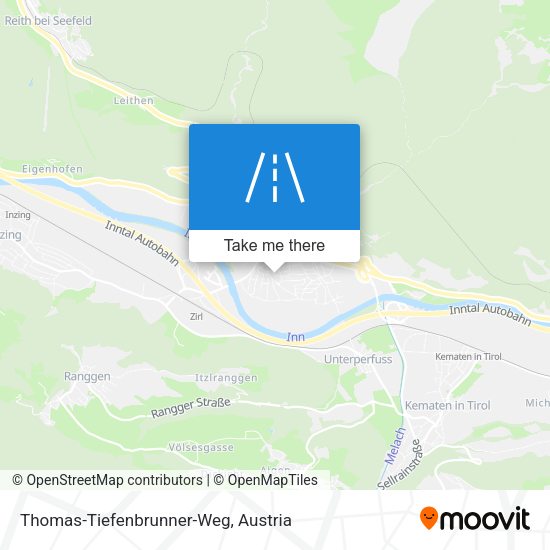 Thomas-Tiefenbrunner-Weg map