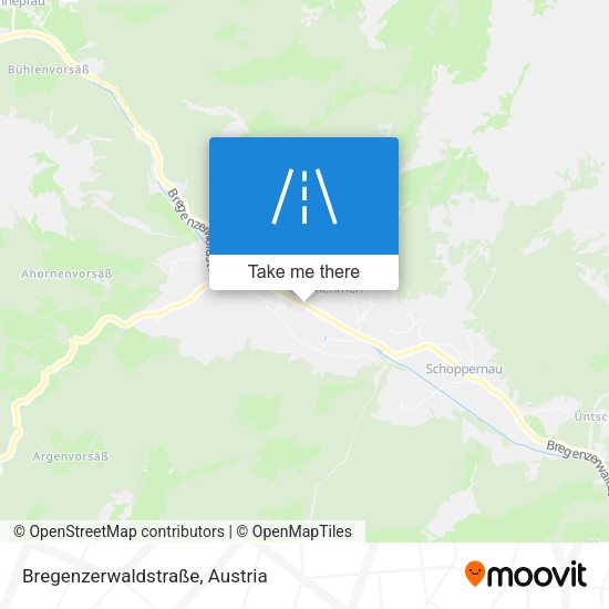 Bregenzerwaldstraße map