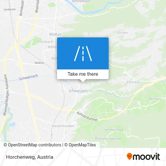 Horchenweg map