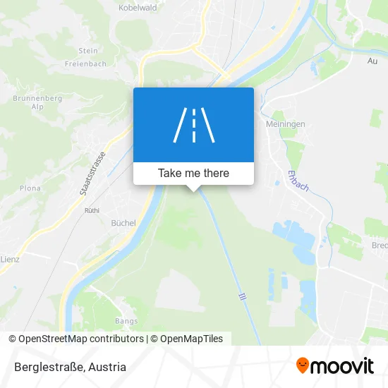 Berglestraße map