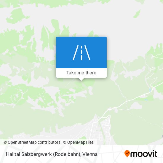 Halltal Salzbergwerk (Rodelbahn) map