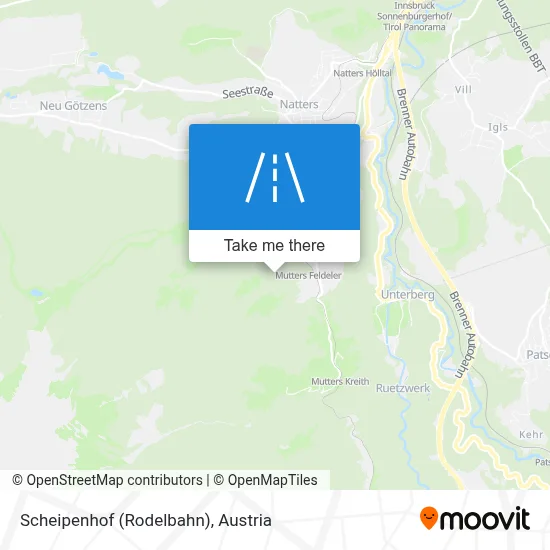 Scheipenhof (Rodelbahn) map