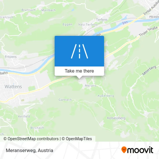 Meranserweg map