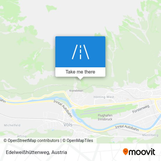 Edelweißhüttenweg map