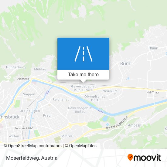 Moserfeldweg map