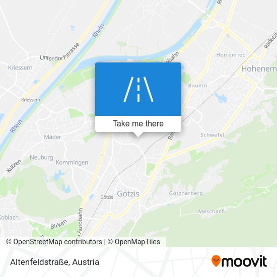 Altenfeldstraße map