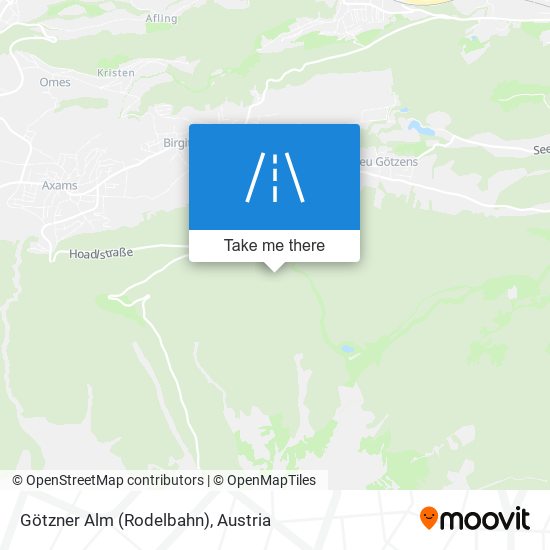 Götzner Alm (Rodelbahn) map