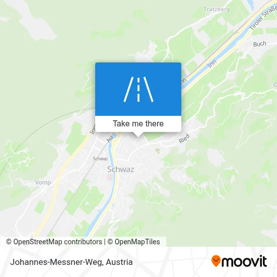 Johannes-Messner-Weg map