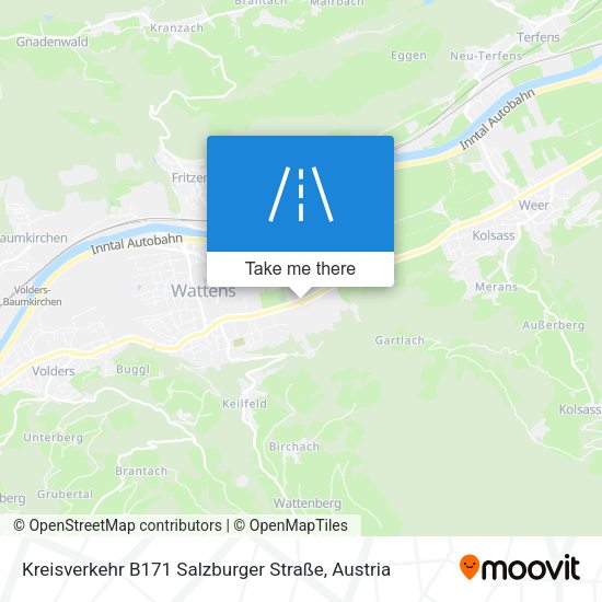 Kreisverkehr B171 Salzburger Straße map