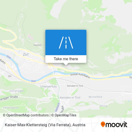 Kaiser-Max-Klettersteig (Via Ferrata) map